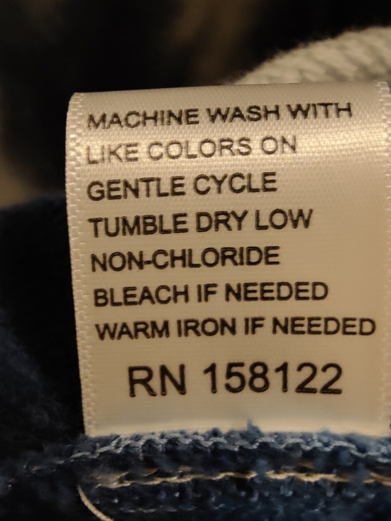 APNY Raw Edge Indigo Tie-dye French Terry Jacket, Size L - Picture 13 of 14